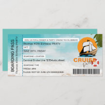 Fiesta de crucero 40 PASO DE FESTIVA DE cumpleaños