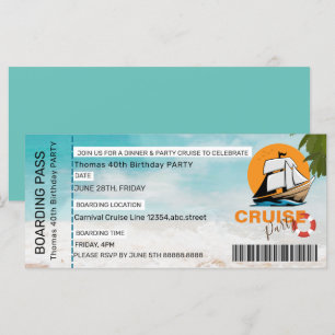 Fiesta de crucero 40 PASO DE FESTIVA DE cumpleaños