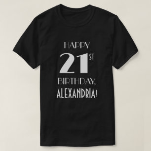 fiesta de cumpleaños 21 - Camisa inspirada en el A