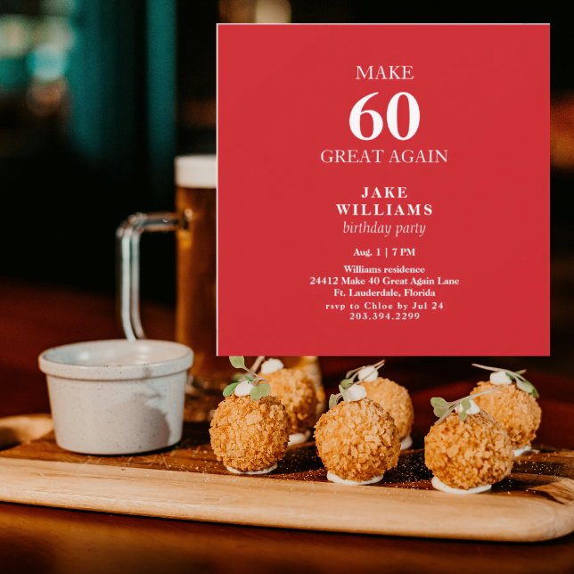 Fiesta de Cumpleaños 60 Vuelve Grande Rojo (Subido por el creador)