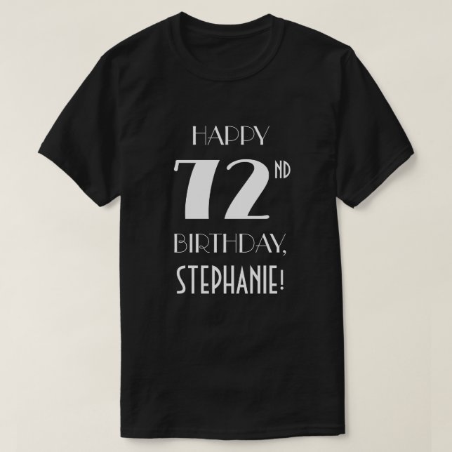 Fiesta de cumpleaños 72 - Camisa inspirada en el A (Diseño del anverso)