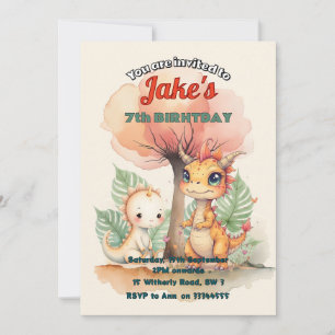 Fiesta de cumpleaños con invitación de los lindos