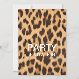 fiesta de cumpleaños de girly moda leopard print s
