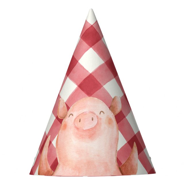 Fiesta de cumpleaños de granja para Gorra de Fiest (Anverso)