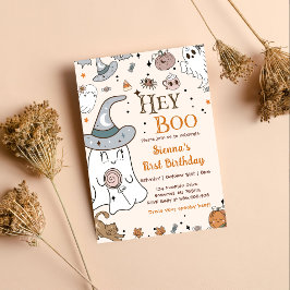 Fiesta de cumpleaños de Halloween Invitaciones de