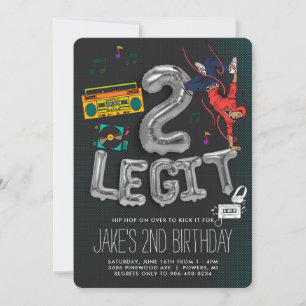 Fiesta de cumpleaños de Hip Hop de los 90's Two Le