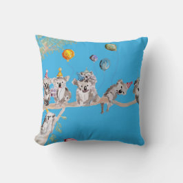 Fiesta de cumpleaños de koala Almohada para niños