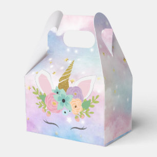 Fiesta de cumpleaños de la caja de favores de unic