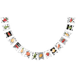 Fiesta de cumpleaños de la fruta de la BANDERA el