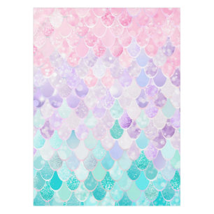 Fiesta de cumpleaños de la sirena para el mantel