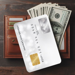 Fiesta de cumpleaños de la tarjeta de crédito de G