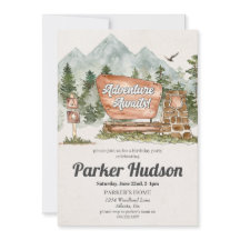 fiesta de cumpleaños de National Park Outdoor Wood