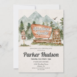 fiesta de cumpleaños de National Park Outdoor Wood