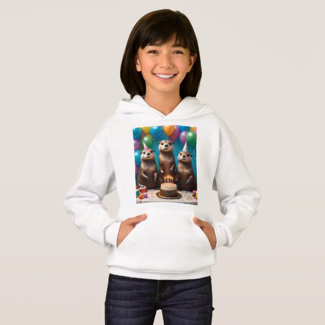 Fiesta de cumpleaños de Otter Triplets, (Anverso completo)