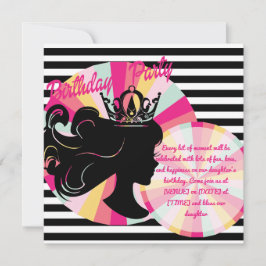 fiesta de cumpleaños de tema Invitación