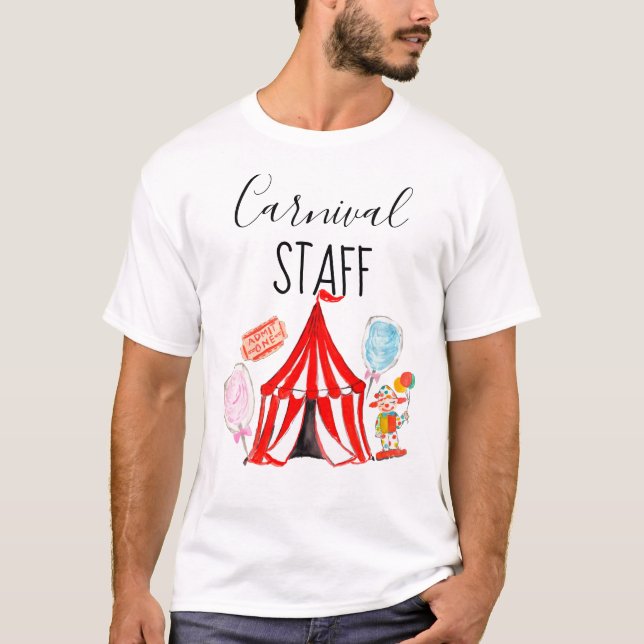 Fiesta de cumpleaños del circo de la camisa del (Anverso)