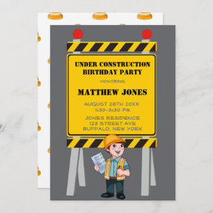 Fiesta de cumpleaños del constructor