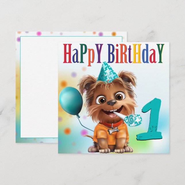 Fiesta de cumpleaños del perro (Anverso / Reverso)