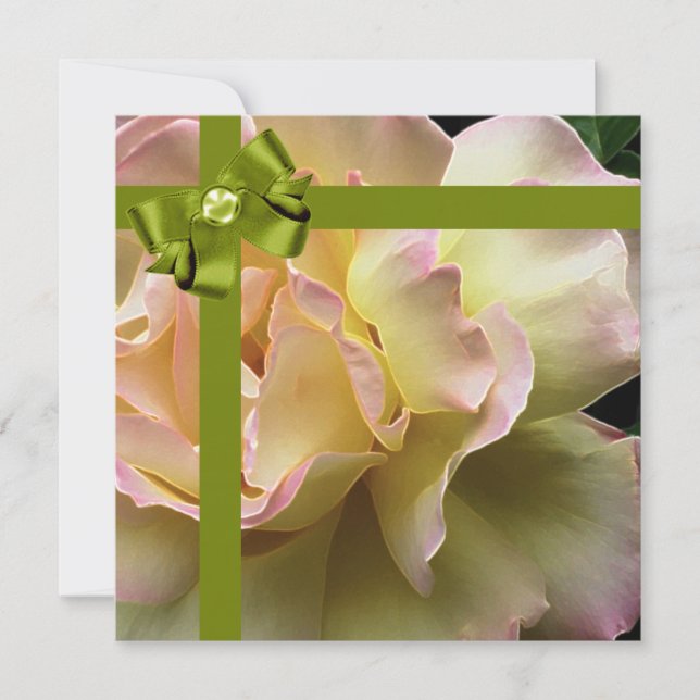 Fiesta de Cumpleaños Elegante Rosa Invitación (Anverso)