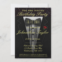 Fiesta de cumpleaños | Invitación a Tuxedo
