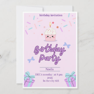 Fiesta de cumpleaños mágica por invitación