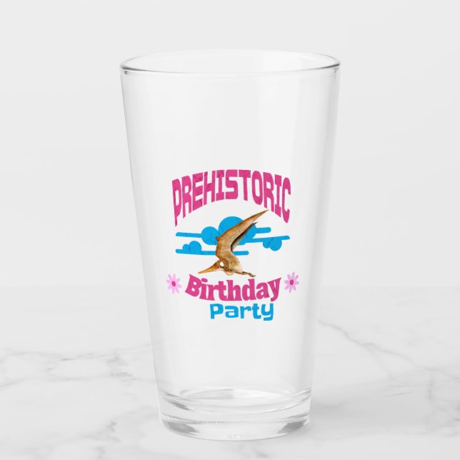 Fiesta de Cumpleaños Prehistórica Pterodáctilo Div (Anverso)