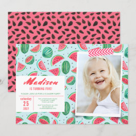 Fiesta de Cumpleaños | Sandía | Invitaciones
