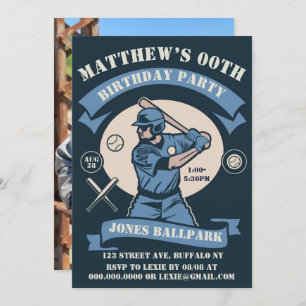 Fiesta de cumpleaños sobre el tema del béisbol