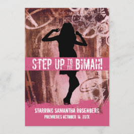 Fiesta de danza Bat Mitzvah Invitación