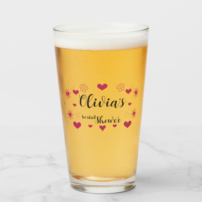 Fiesta de Despedida de Soltera Corazones (Anverso (lleno))