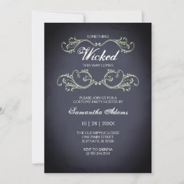 Fiesta de disfraces de invitaciones de Halloween p
