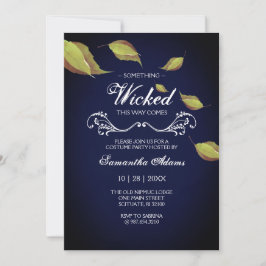 Fiesta de disfraces de invitaciones de Halloween p