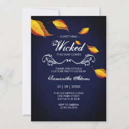 Fiesta de disfraces de invitaciones de Halloween p