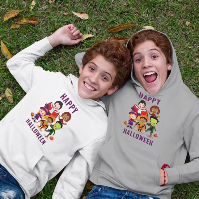 Fiesta de disfraces de niños de Halloween (Subido por el creador)