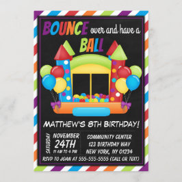 Fiesta de diversión de Ball Pit Invitación a los n