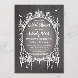 Fiesta de ducha de novia Marco gótico Invitación d