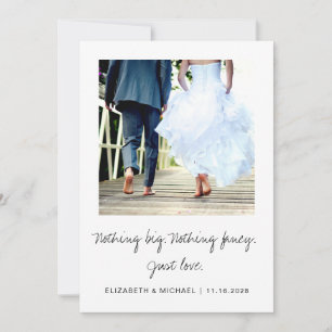 Fiesta de Elopement Mínimo Más Tarde Boda De Fotog