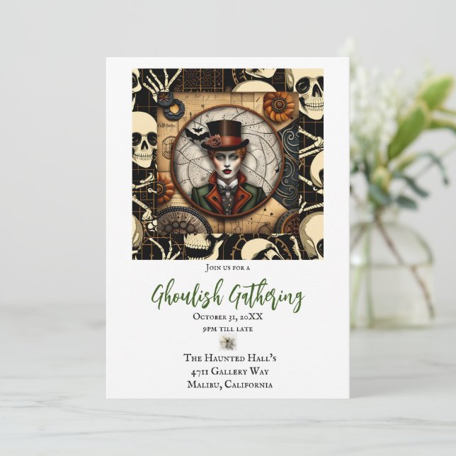 Fiesta de Encuentro de Halloween Ghoulish (Anverso de pie)