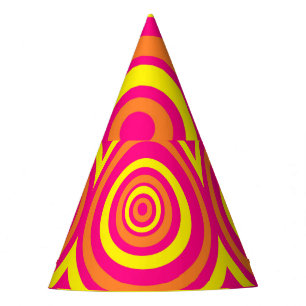 Fiesta De Estilo Retro Gorra Con Naranja Rosa Cali