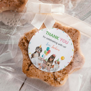 Fiesta de etiquetas de Pegatina de cumpleaños de p