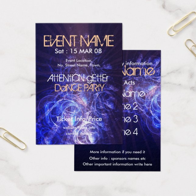 FIESTA DE EVENTOS miniFLYER #005 (Oficina)