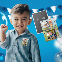 Fiesta de fantasía Animales Niños botón Fiesta de 