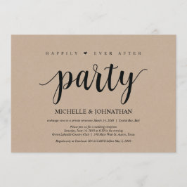 Fiesta de feliz para siempre, invitación de boda e