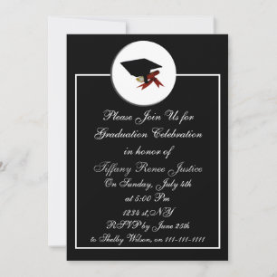 fiesta de graduación con clase Invitación
