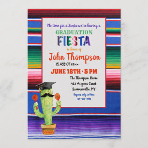 Fiesta de Graduación con Invitación de Cap