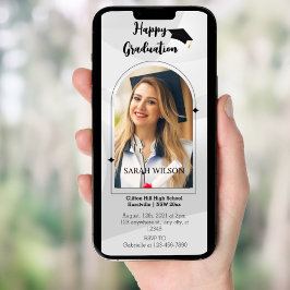 Fiesta de graduación de fotos Invitaciones telefón