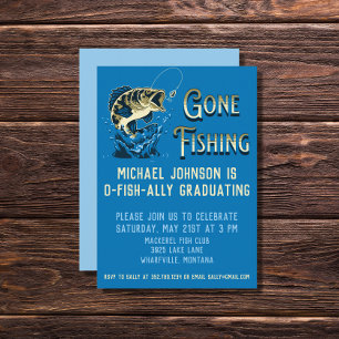 Fiesta de graduación de la pesca - Invitación a la