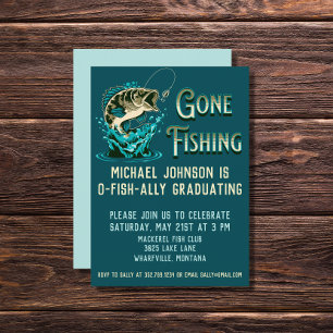 Fiesta de graduación de la pesca - Invitación a la