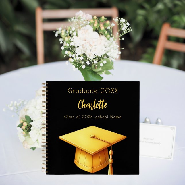 Fiesta de graduación de oro negro del libro de inv (Subido por el creador)