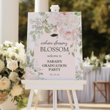 Fiesta de Graduación Floral Rosa Elegante